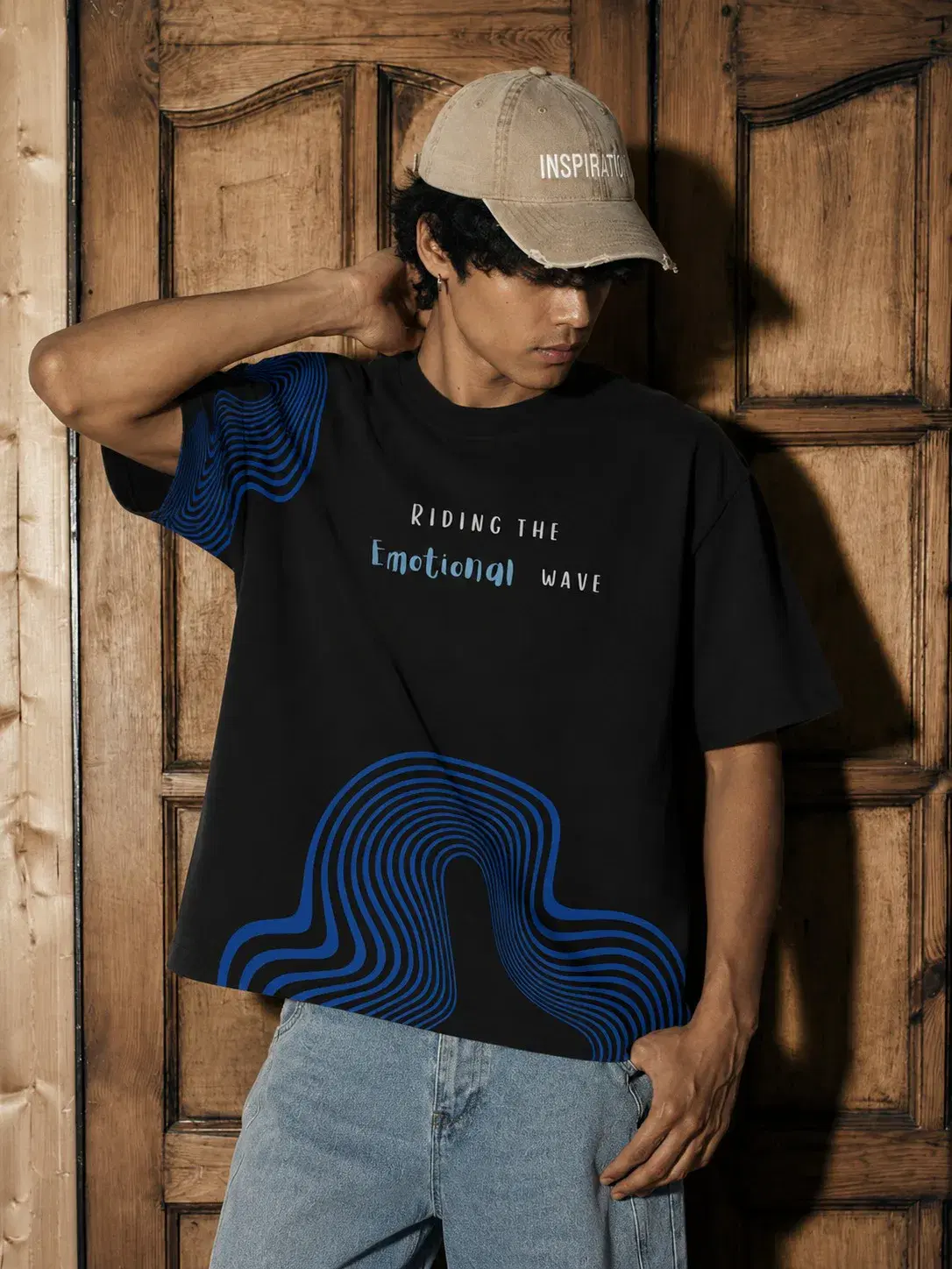 BYN Emotional Wave Oversized Tee alternate view