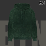 Acid Wash Noir Hoodie