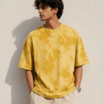 Yellow Tie Dye Oversized T Shirt -1