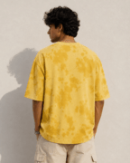 Yellow Tie Dye Oversized T Shirt -2