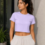 BYN Aura Crop Tee – Lavender -1