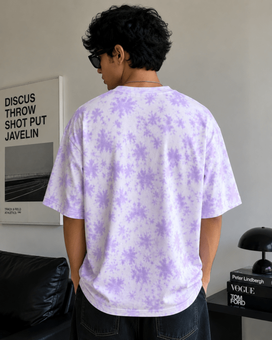 BYN Lavender Frost Tie-Dye Oversized Tee - 2